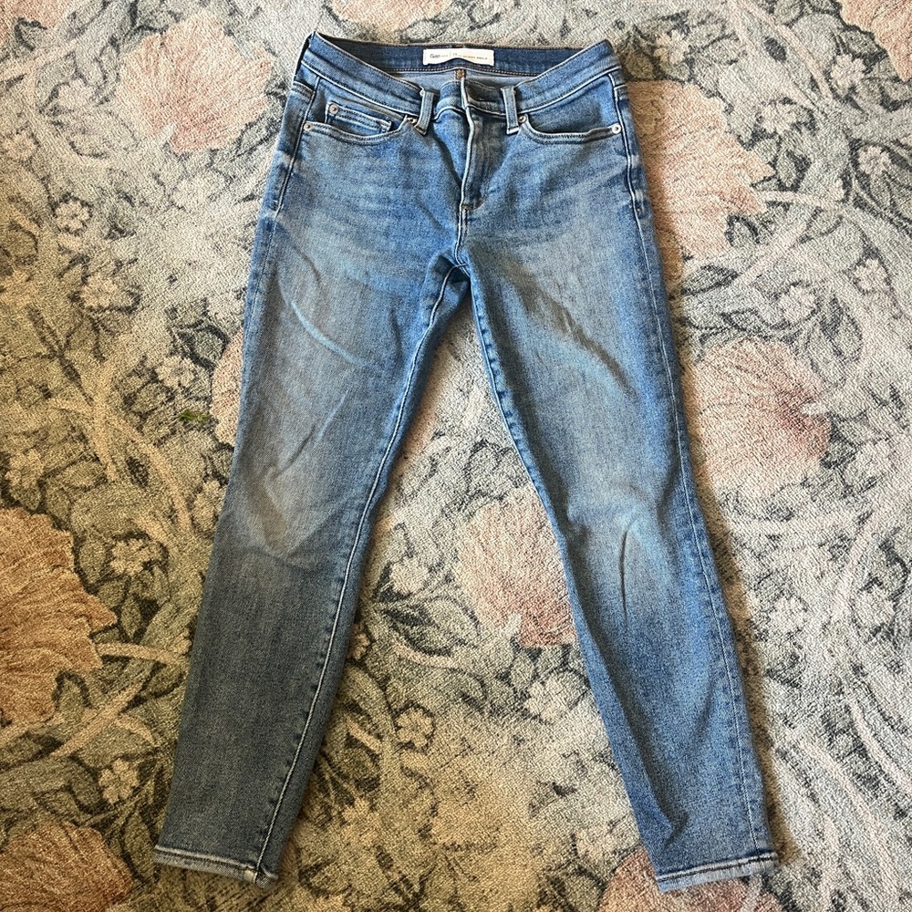 GAP 1969 Women's Blue Skinny Ankle Jeans